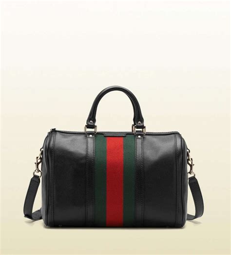 bauletto gucci in pelle nero|bauletto Gucci donna.